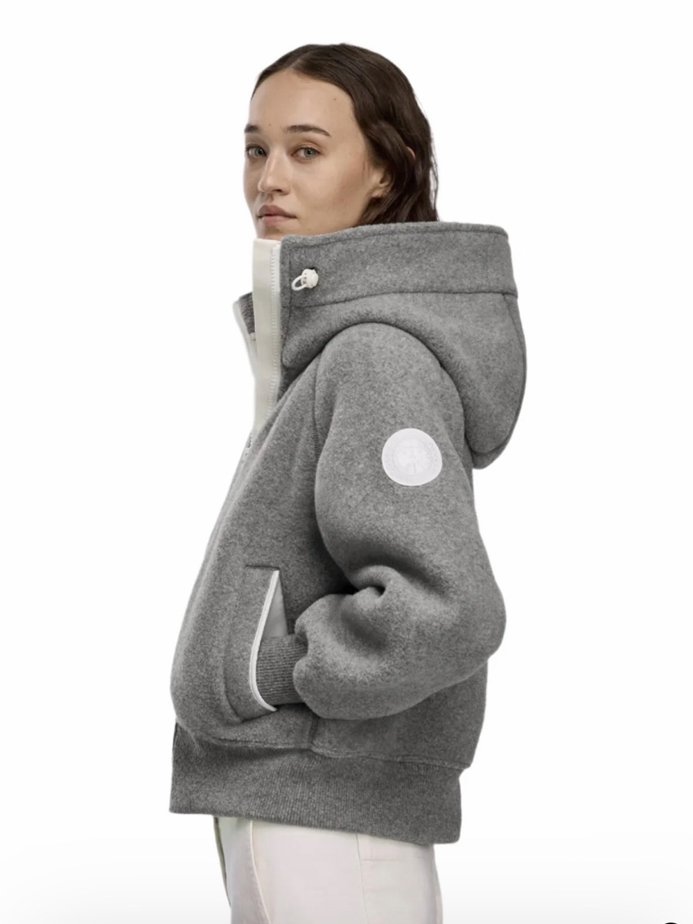 Canada Goose Chilliwack HUMANATURE Fleece Bomber Grey XS